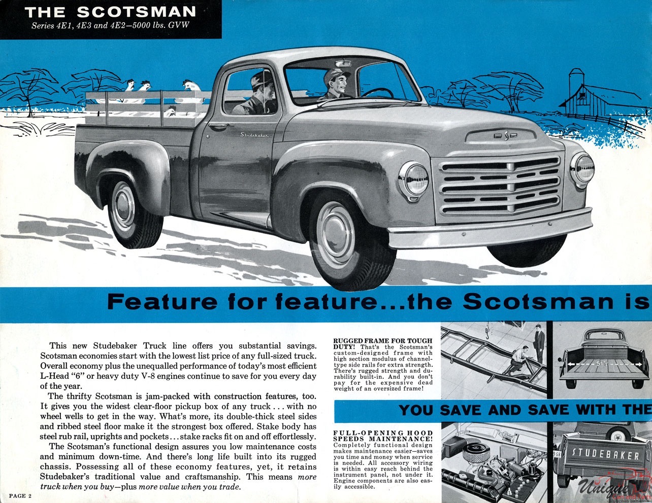 1959 Studebaker Trucks Brochure Page 3